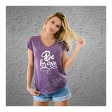V-Neck Tee Be Brave